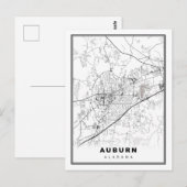 Auburn Karte (Vorne/Hinten)