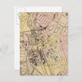 Auburn, Lewiston Karte (Vorne/Hinten)