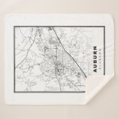 Auburn Map Sherpadecke (Vorderseite (Horizontal))