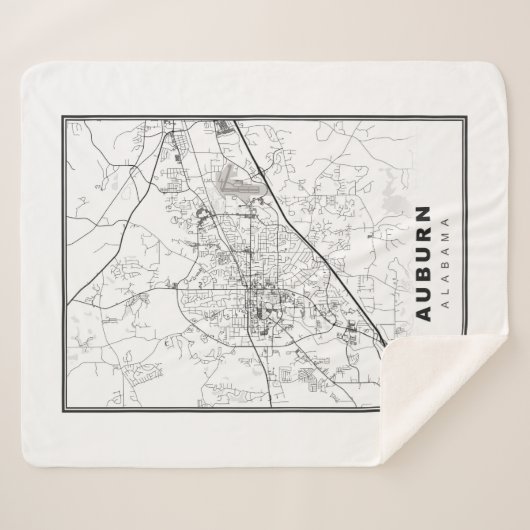 Auburn Map Sherpadecke (Vorderseite (Horizontal))