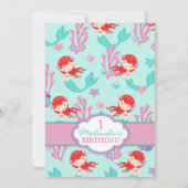 Auburn Mermaid Einladung (Rückseite)