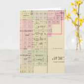 Auburn, Nebraska Karte (Gelbe Blume)