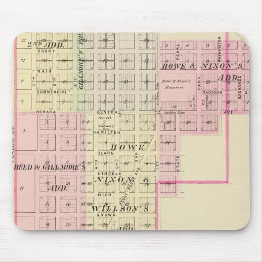 Auburn, Nebraska Mousepad (Vorne)