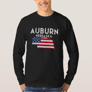 Auburn Nebraska USA Staat America Travel Nebraskan T-Shirt