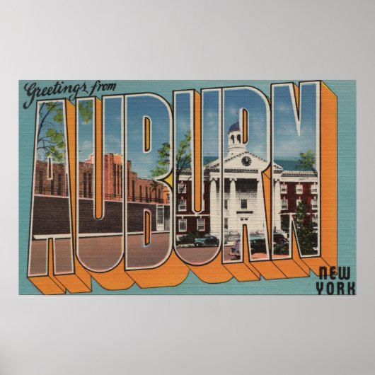 Auburn, New York - Große Briefszenen Poster (Vorne)