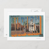 Auburn, New York - Große Briefszenen Postkarte (Vorne/Hinten)