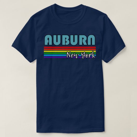 Auburn New York Pride Auburn LGBT Geschenk LGBTQ-U T-Shirt (Design vorne)