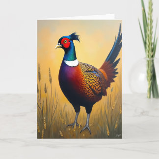 Auburn Plumage Fathers Day Card Karte