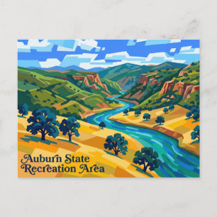 Auburn State Recreation Area Kalifornien Postkarte