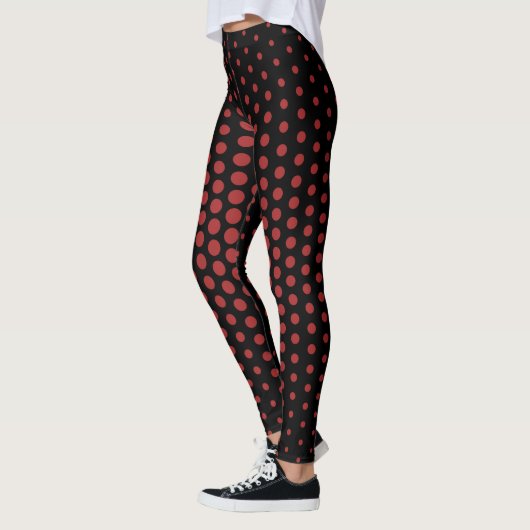 Auburn Techno Dot Pattern Leggings (Links)