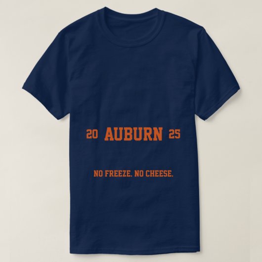 Auburn Tigers 2025 T-Shirt (Design vorne)