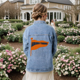 AUBURN TIGERS DENIM-JACKE JEANSJACKE