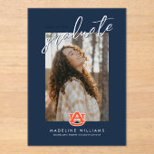 Auburn University Abschluss - Auburn Tigers Acryleinladungen (Vorderseite)