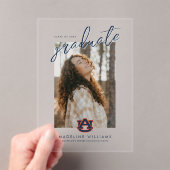 Auburn University Abschluss | Auburn Tigers Acryleinladungen (Insitu (Handheld))