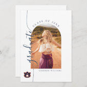 Auburn University Abschluss - Auburn Tigers Ankündigung (Vorne/Hinten)