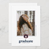 Auburn University Abschluss - Auburn Tigers Ankündigung (Vorne/Hinten)