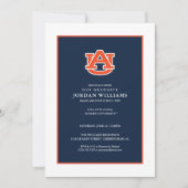 Auburn University Abschluss - Auburn Tigers Ankündigung (Vorderseite)