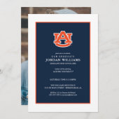 Auburn University Abschluss - Auburn Tigers Ankündigung (Vorne/Hinten)