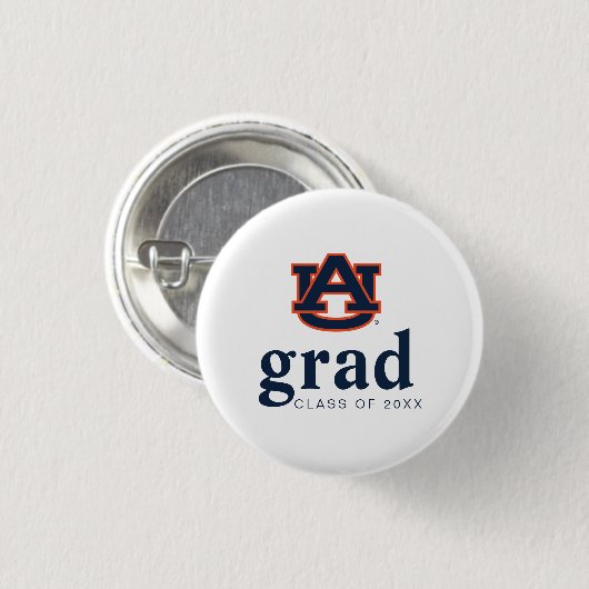 Auburn University Abschluss | Auburn Tigers Button (Vorne & Hinten)