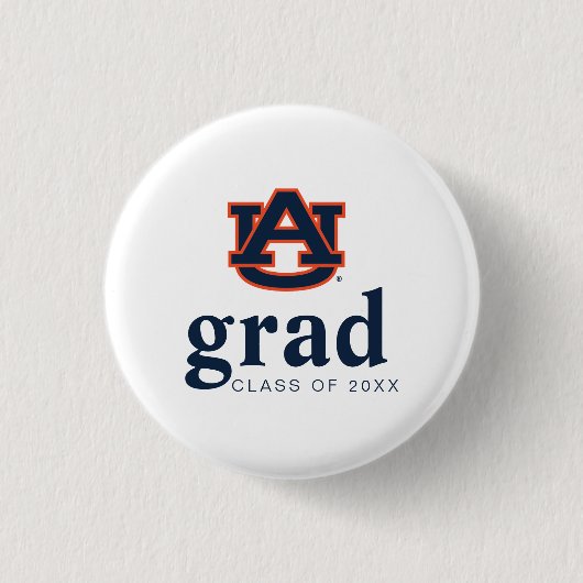 Auburn University Abschluss | Auburn Tigers Button (Vorderseite)