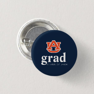 Auburn University Abschluss - Auburn Tigers Button