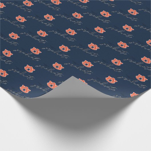 Auburn University Abschluss - Auburn Tigers Geschenkpapier (Ecke)