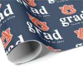 Auburn University Abschluss - Auburn Tigers Geschenkpapier (Rolleneckpunkt)