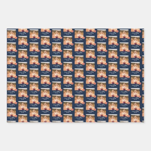 Auburn University Abschluss | Auburn Tigers Geschenkpapier Set (Vorderseite 2)