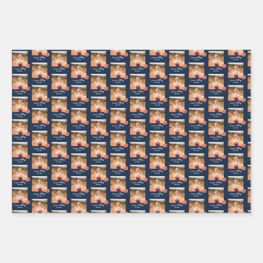 Auburn University Abschluss | Auburn Tigers Geschenkpapier Set (Vorderseite)