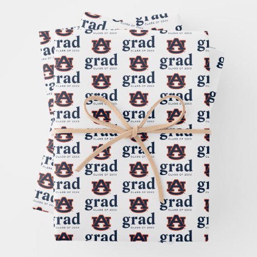 Auburn University Abschluss | Auburn Tigers Geschenkpapier Set (Beispiel)