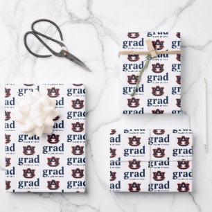 Auburn University Abschluss   Auburn Tigers Geschenkpapier Set
