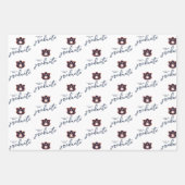Auburn University Abschluss | Auburn Tigers Geschenkpapier Set (Vorderseite 3)