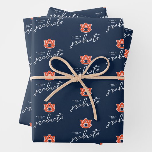 Auburn University Abschluss - Auburn Tigers Geschenkpapier Set (Beispiel)