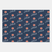 Auburn University Abschluss - Auburn Tigers Geschenkpapier Set (Vorderseite)