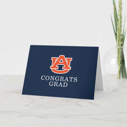 Auburn University Abschluss - Auburn Tigers Karte (Vorderseite)