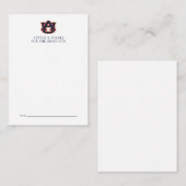 Auburn University Abschluss | Auburn Tigers Mitteilungskarte (Vorne/Hinten)