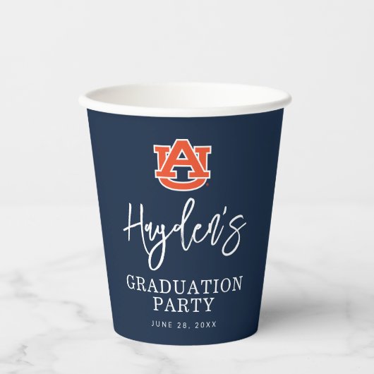 Auburn University Abschluss - Auburn Tigers Pappbecher (Vorderseite)