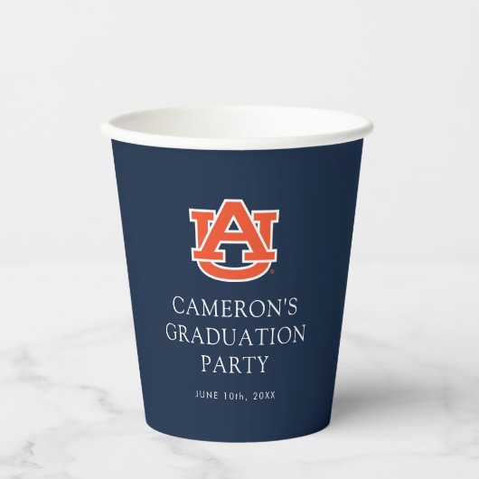 Auburn University Abschluss - Auburn Tigers Pappbecher (Vorderseite)