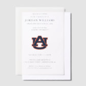 Auburn University Abschluss | Auburn Tigers Pergament Einladungen (Versetzt)