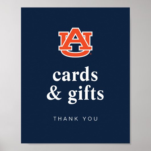 Auburn University Abschluss - Auburn Tigers Poster (Vorne)