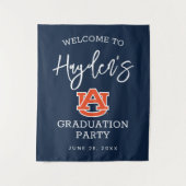 Auburn University Abschluss - Auburn Tigers Wandteppich (Vorderseite)