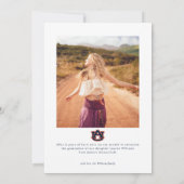 Auburn University | ABSCHLUSS Einladung (Rückseite)