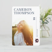 Auburn University | ABSCHLUSS Einladung (Stehend Vorderseite)