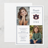 Auburn University Abschlussfeier Einladung (Vorne/Hinten)