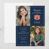 Auburn University Abschlussfeier Einladung (Vorne/Hinten)