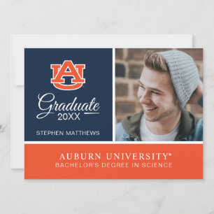 Auburn University   Abschlussfeier Einladung