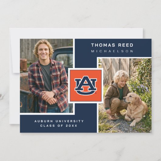 Auburn University Abschlussfeier Einladung (Vorderseite)