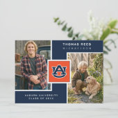 Auburn University Abschlussfeier Einladung (Stehend Vorderseite)