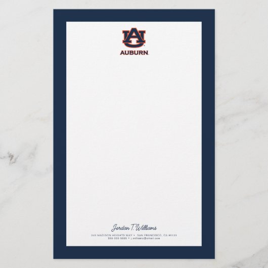 Auburn University | AU Auburn Briefpapier (Vorderseite)