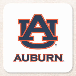 Auburn University   AU Auburn Rechteckiger Pappuntersetzer
